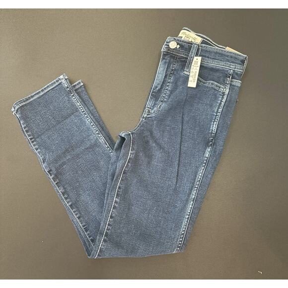 Madewell NWT High-Rise Slim‎ Straight Jeans in Bryston Wash Size 23 MSRP $98 - Picture 3 of 8